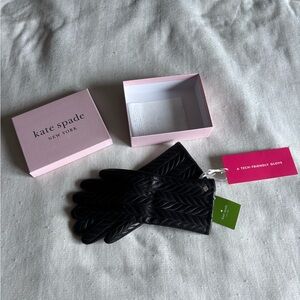 Kate Spade Black Tech-Friendly Gloves
